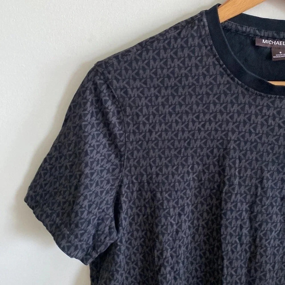 MICHAEL KORS Men's Signature T-Shirt Black Size S - Picture 2 of 5